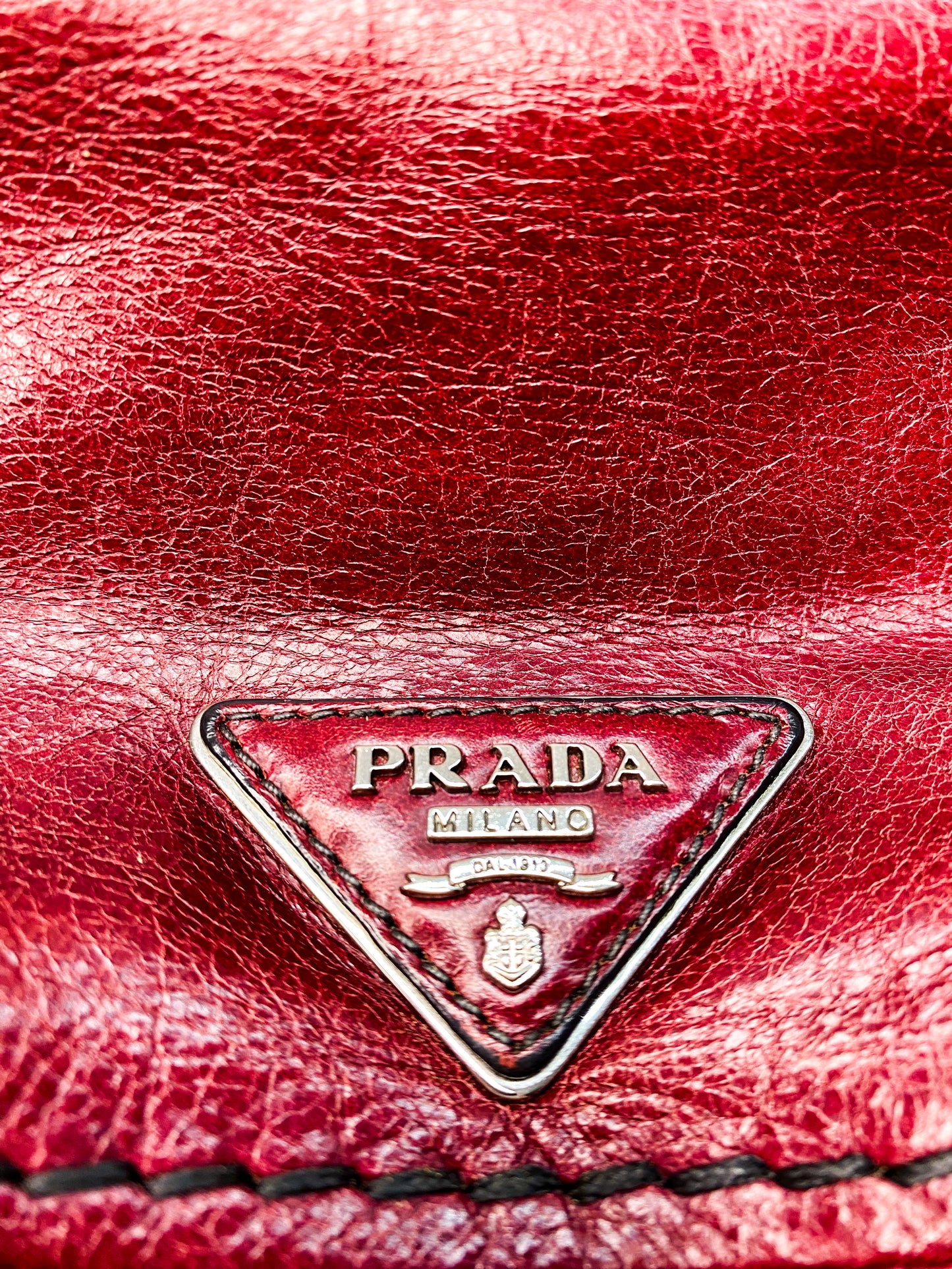 Bolsa Prada Couro Vitello Shine